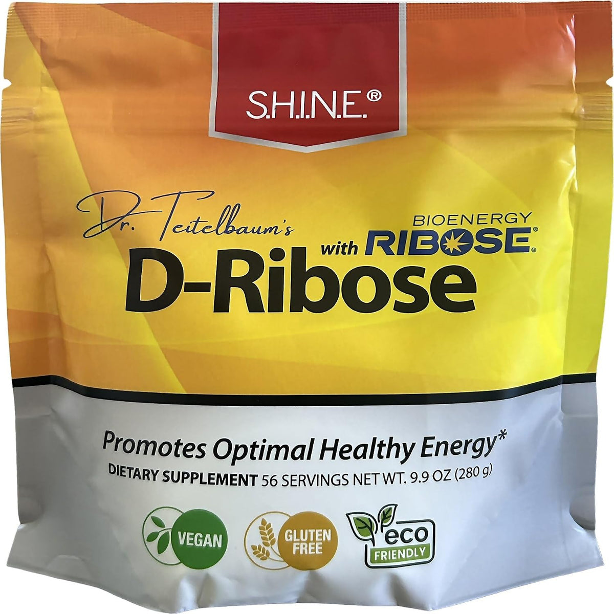 S.H.I.N.E.® D-Ribose with Bioenergy Ribose® - 280 g Powder - görsel 1