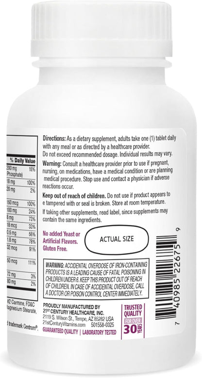 21st Century Sentry Women Multivitamin Tablets, 120 Tablets
