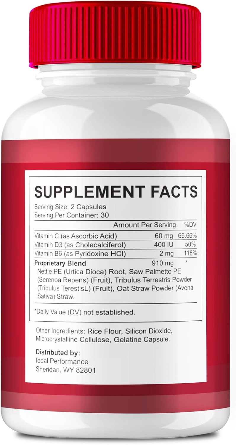 IDEAL PERFORMANCE Bioprost Capsules - Maximum Strength Prostate Health Food Supplement (60 Capsules) - görsel 2