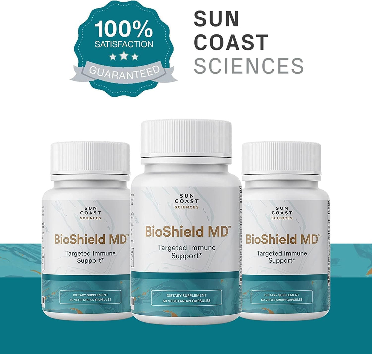 SUN COAST SCIENCES BioShield MD - Premium Immune Support with Vitamin C, D, and Zinc (60 Capsules) - görsel 4