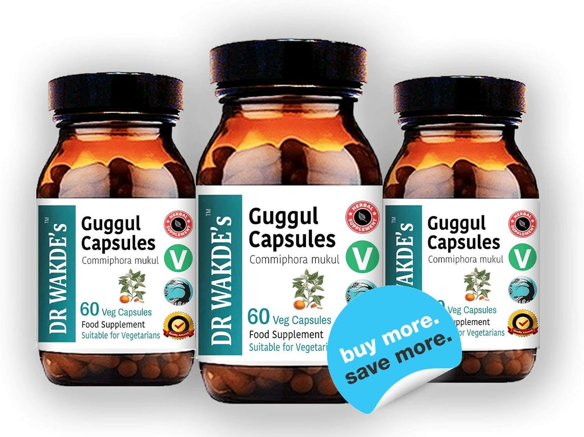 DR WAKDE'S Guggul Capsules (Mukul Myrrh) - 60 Vegan Capsules - görsel 5