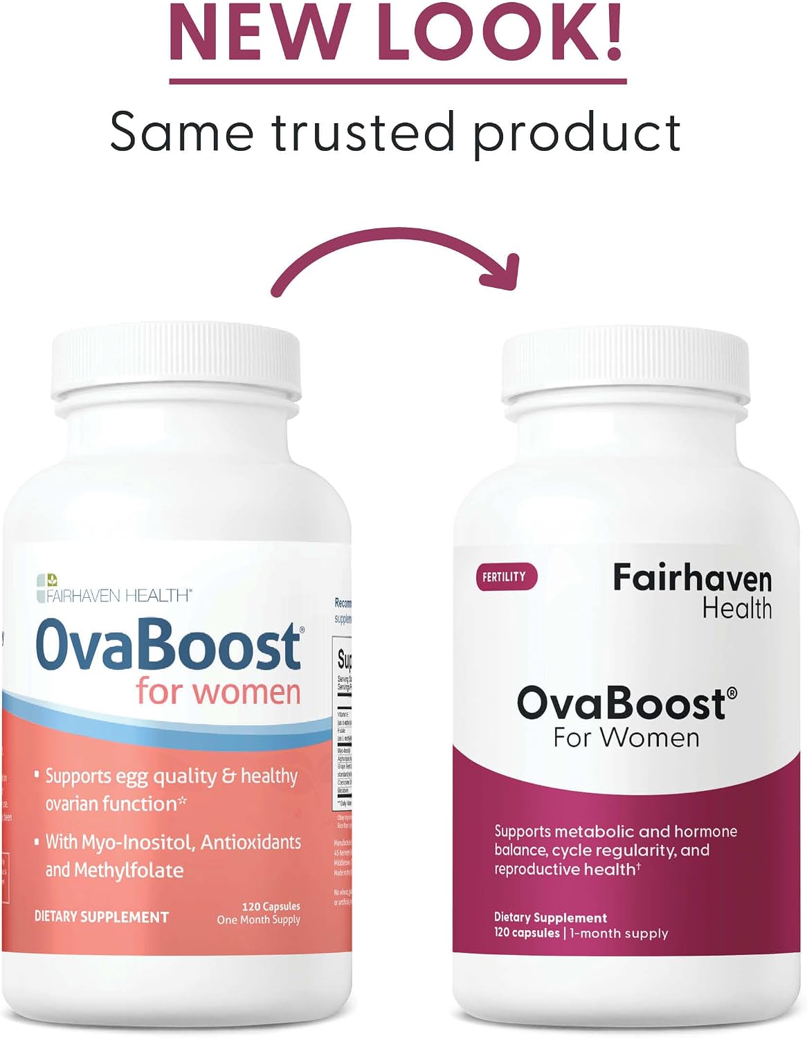 Fairhaven Health OvaBoost Fertility Supplement for Women - 120 Capsules - görsel 8