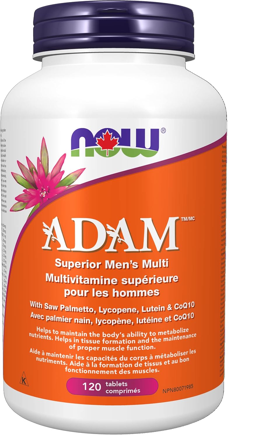 NOW Foods Adam Men's Multi 2/Day, 120 Tablets - görsel 1