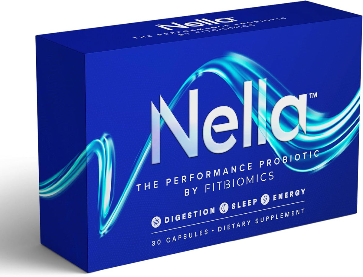 Nella Gut Health Supplements for Women & Men – Probiotic for Digestive Health, Energy & Recovery, 30 Capsules - görsel 1