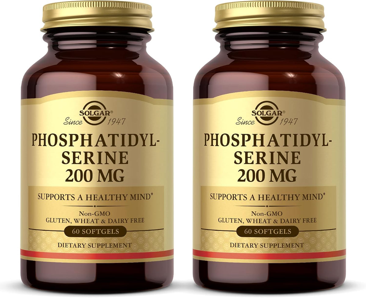 Solgar Phosphatidyl-Serine 200 mg, 60 Softgels (Pack of 2) - görsel 1