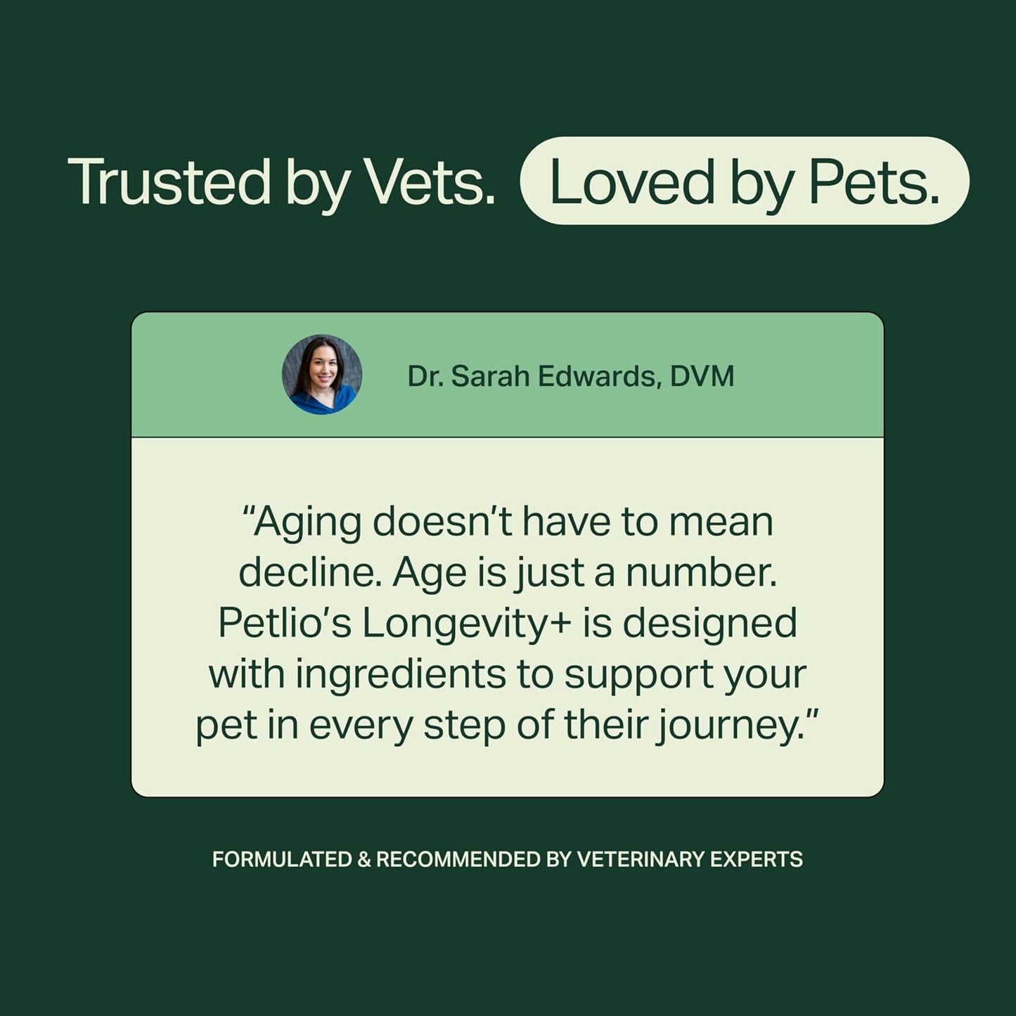 Longevity+ Dog Health Supplement - Dog Vitamins and Supplements for Joint, Muscle, Immune, and Cognitive Health - Vet-Formulated and Made in the USA - for Small Dogs up to 11 kg - 30-Day Supply - görsel 5