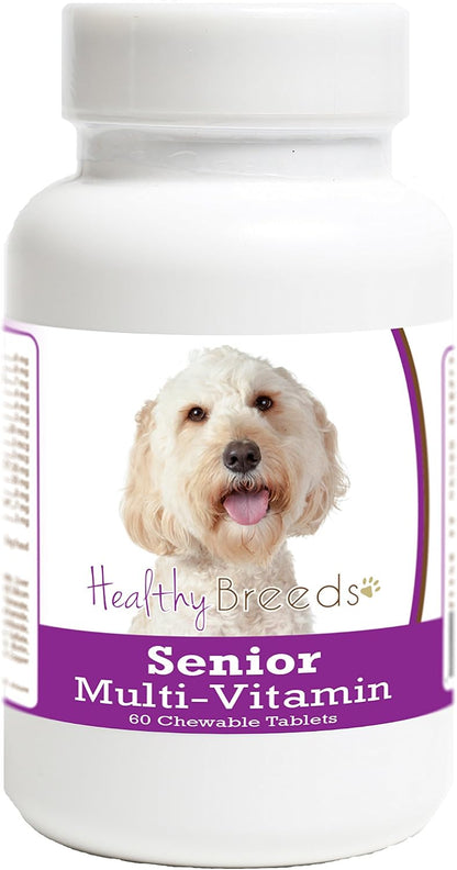 Healthy Breeds Labradoodle Senior Dog Multivitamin Tablets, 60 Tablets