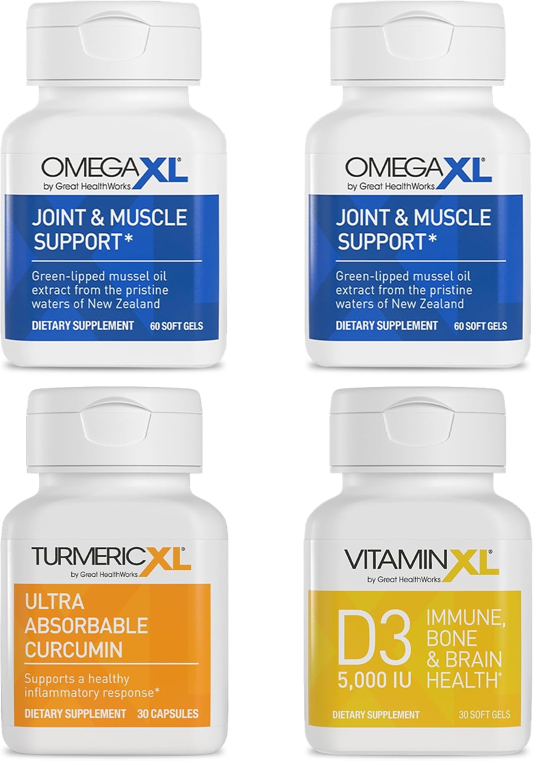OmegaXL Immune Supporting Bundle with TurmericXL and VitaminXL D3 - görsel 1