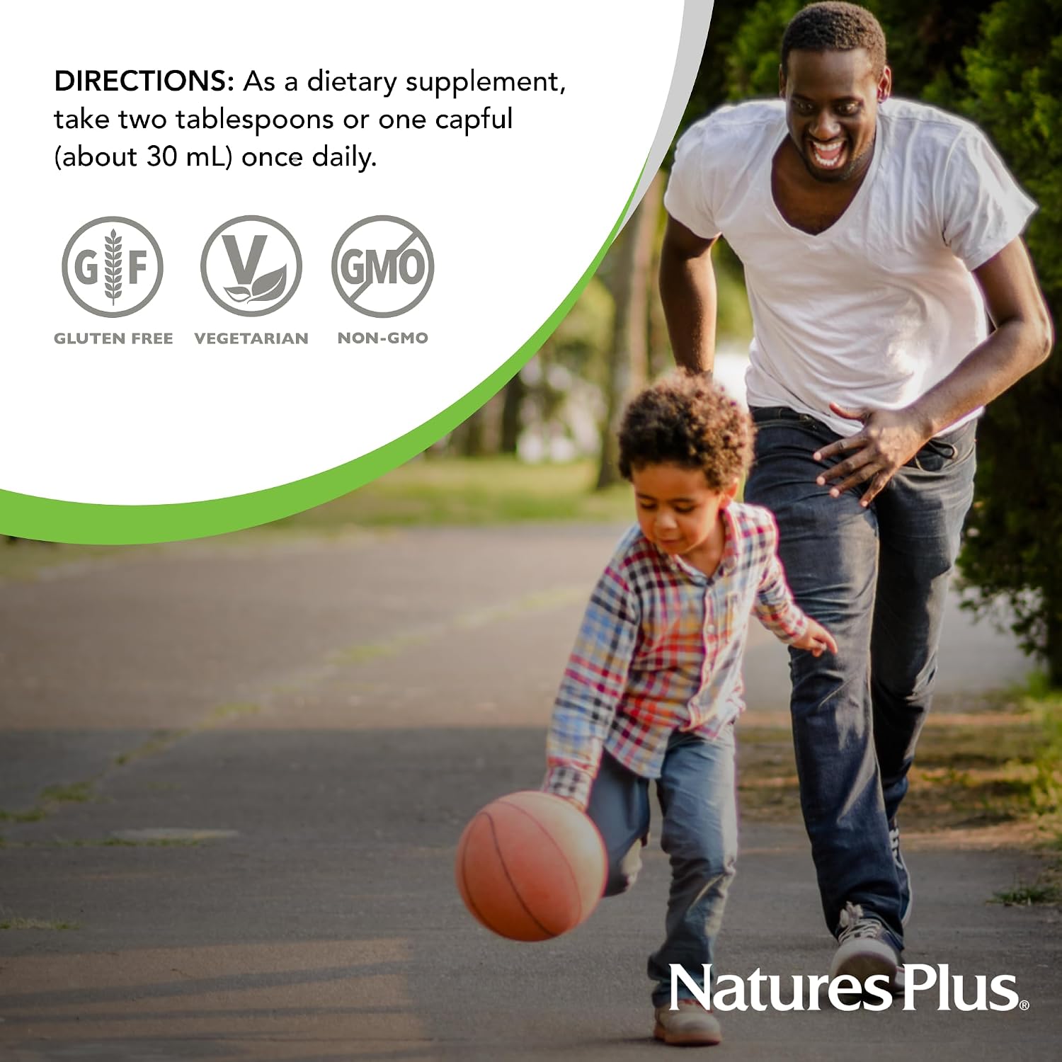 NaturesPlus Ultra Source of Life Liquid Multivitamin - Mango Pineapple Flavour, 887 ml - görsel 6