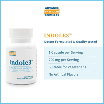 Indole-3-Carbinol 200mg, 60 Vegetable Capsules