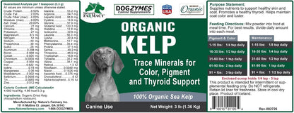 Dogzymes Organic Norwegian Kelp for Pets – 340g