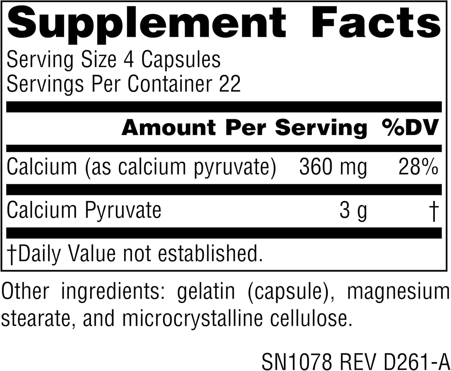Source Naturals Pyruvate Power - 750 mg - 90 Capsules - görsel 2