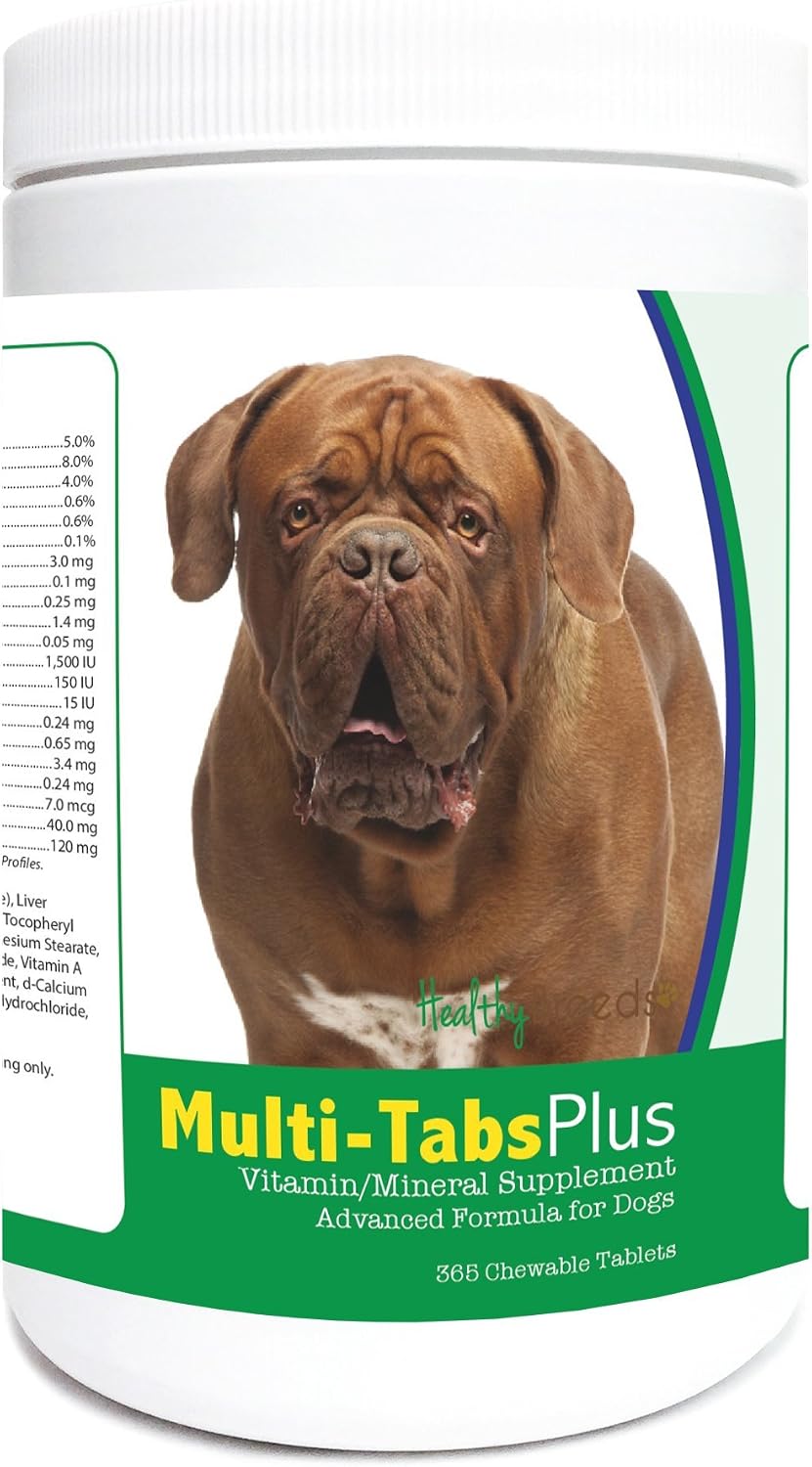 Healthy Breeds Dogue de Bordeaux Multi-Tabs Plus Chewable Tablets 365 Count - görsel 1
