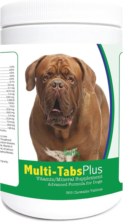 Healthy Breeds Dogue de Bordeaux Multi-Tabs Plus Chewable Tablets 365 Count