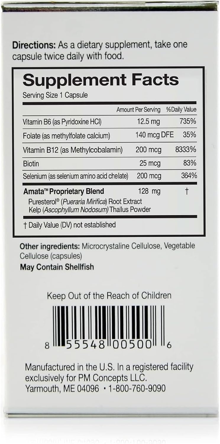 Amata Life Pueraria Mirifica Plus Capsules – 60 Capsules (30-Day Supply) - görsel 2