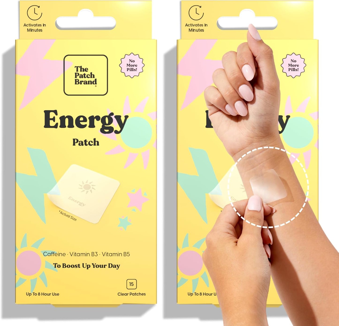 The Patch Brand Daily Support Patches – Natural Wellness with Vitamin C, Zinc Citrate, Vitamin D, Ginkgo Biloba and Echinacea - görsel 9