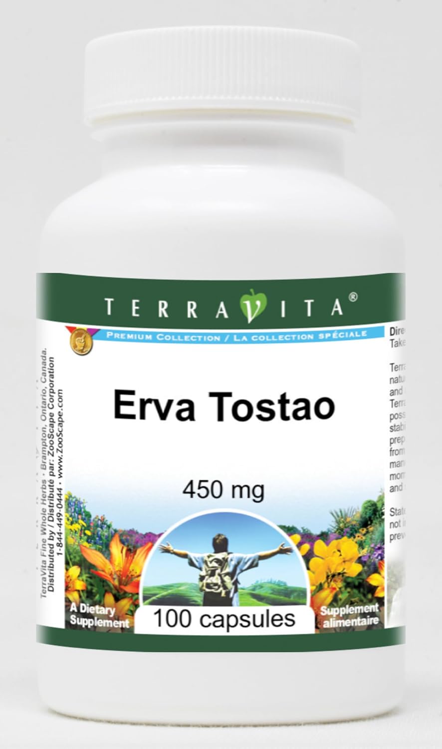 Erva Tostão - 450 mg (100 Capsules) - 3 Pack - görsel 1