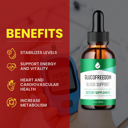GlucoFreedom Drops - Official Formula (3 Pack)