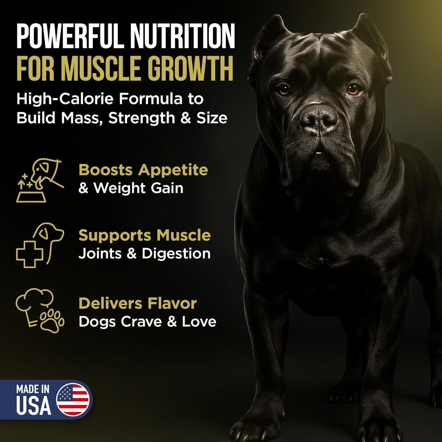 Dog Weight Gainer 90 Servings - Weight Gain Supplements for Dogs - Canine and Dog Muscle Builder - Made in The USA - görsel 8
