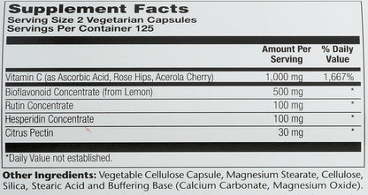 Solaray Super Bio C Buffered Vitamin C - 250 Capsules