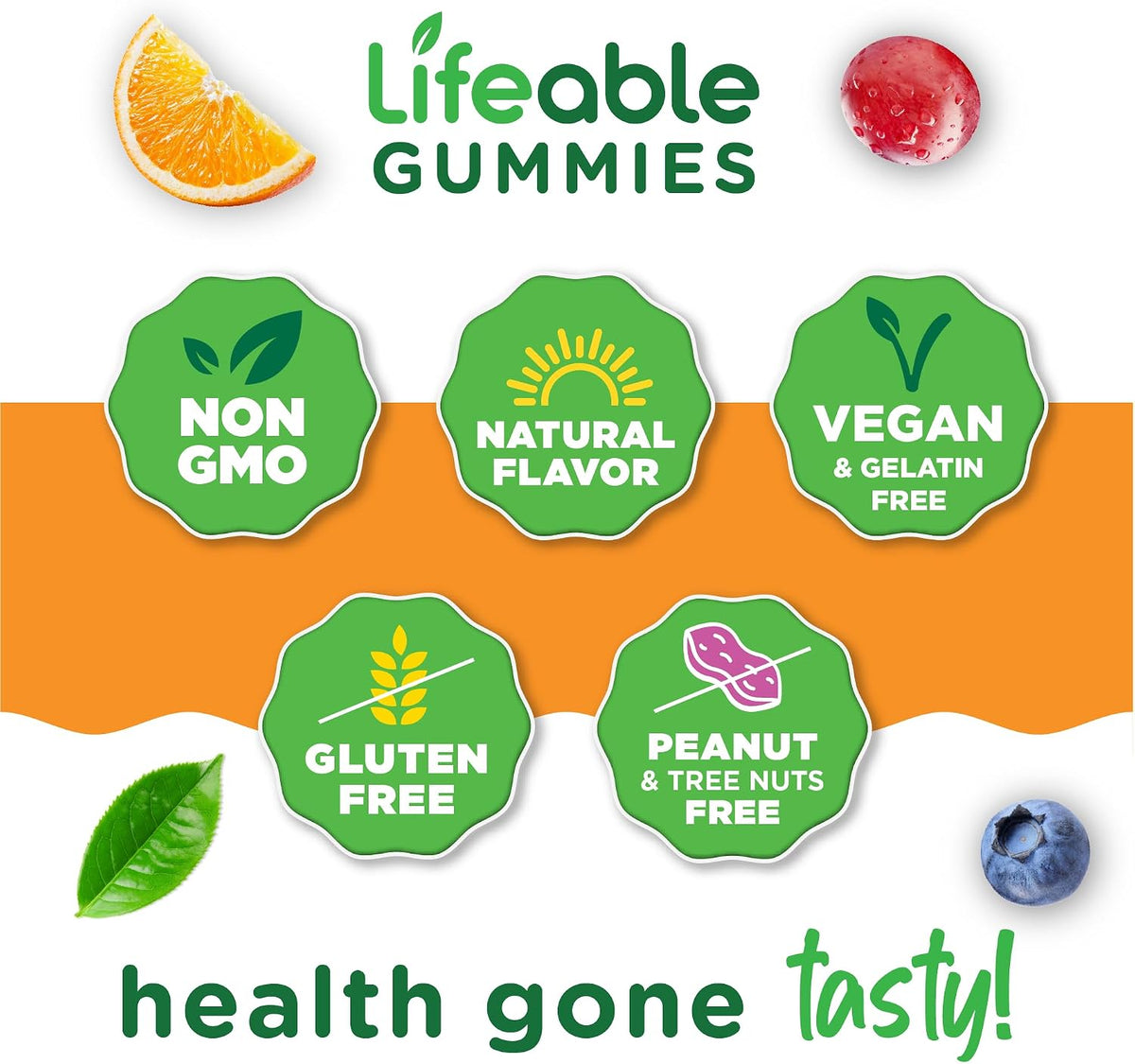 Lifeable Vitamin C Gummies - 1050 mg - 90 Gummies - görsel 4