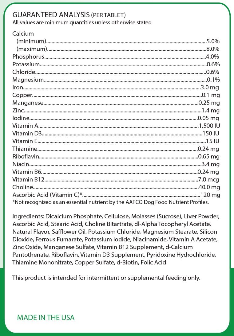Healthy Breeds Chow Chow Multi-Tabs Plus Chewable Tablets (365 Count) - görsel 3