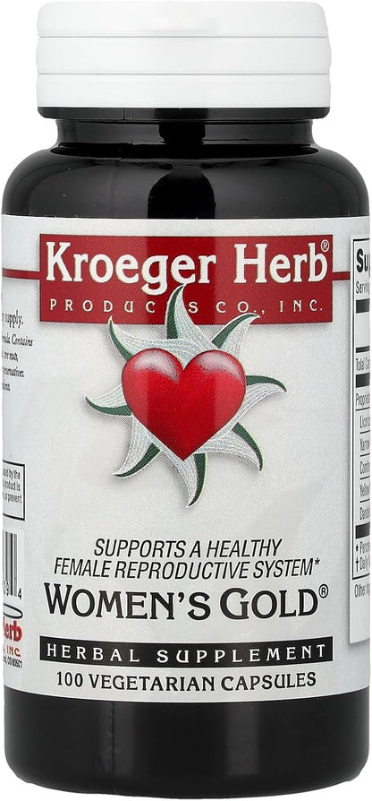 Kroeger Herb Women's Gold - 100 Capsules