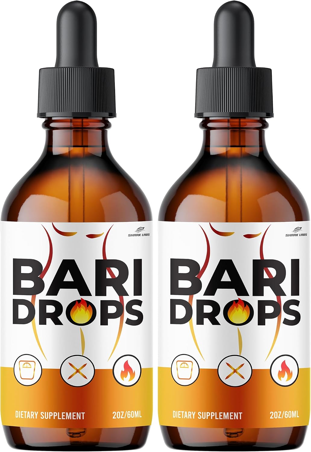 (2 Pack) Bari Drops Supplement, Maximum Potency, Bari Drops Liquid Extract Vitamin for Men and Women 60 ml, 2 Month Supply - görsel 1