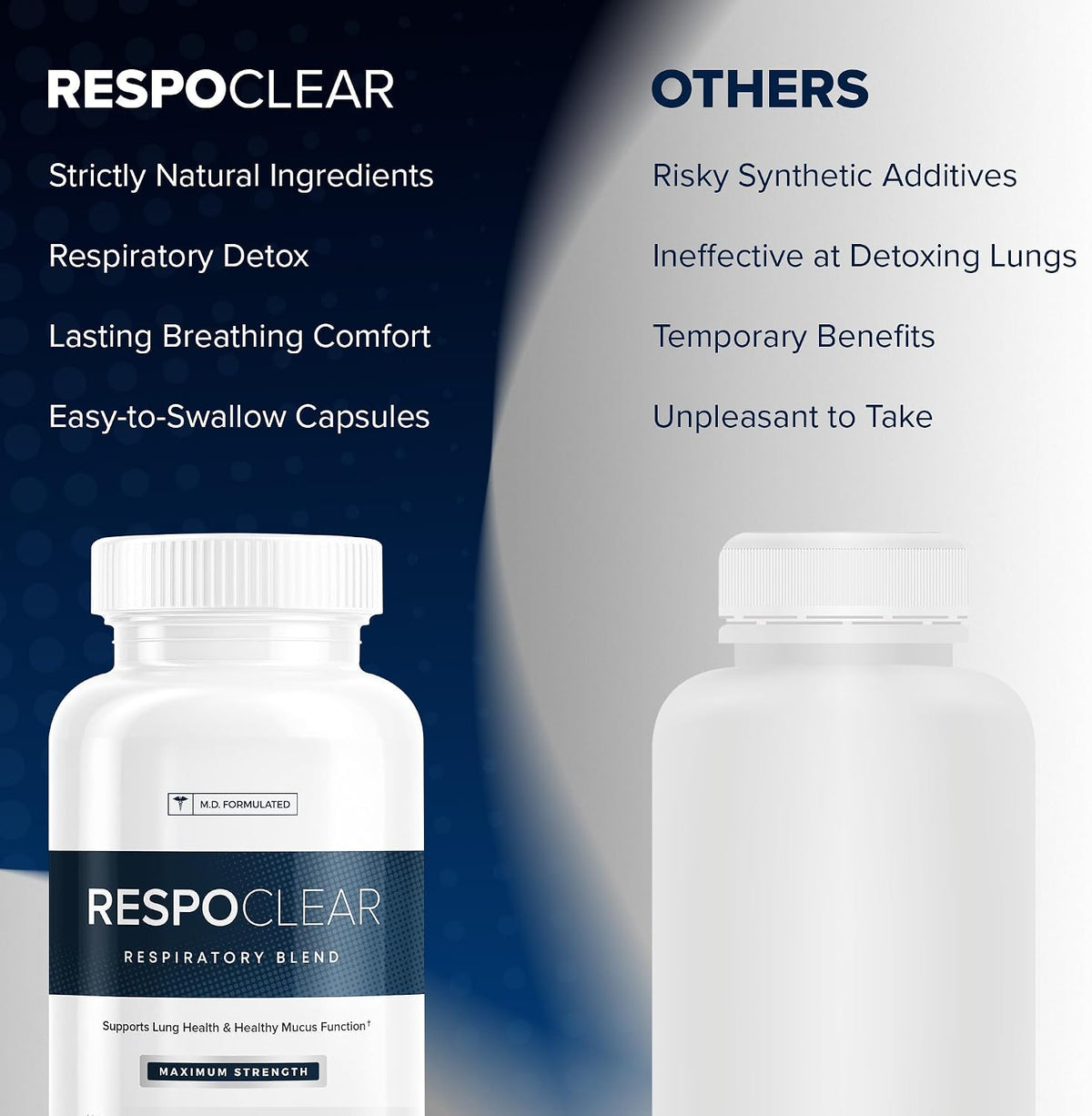 Herbal Tea Therapy RespoClear – Lung and Sinus Support Supplement (60 Capsules) - görsel 8