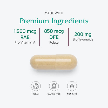 Vitanica Women's Symmetry, High Potency Daily Multivitamin, Vegan, 180 Capsules