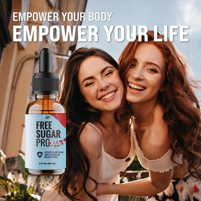 Free Sugar Pro Drops - Natural Liquid Dietary Supplement (180 ml)