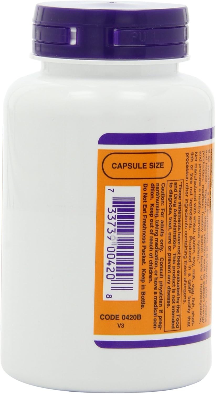 NOW B-50 Capsules, 100 Capsules (2-Pack) - görsel 5