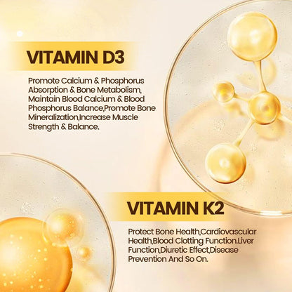 Vitamin D3 10000 IU Plus K2 (MK-7) 200 mcg – 300 Soft gel capsules (3-Pack)