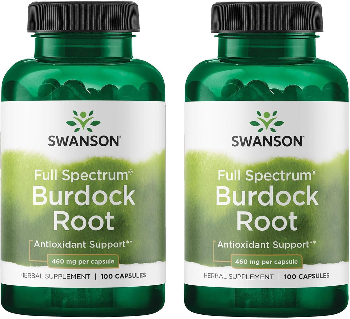 Swanson Burdock Root - 460 mg, 100 Capsules (2 Pack) - görsel 1