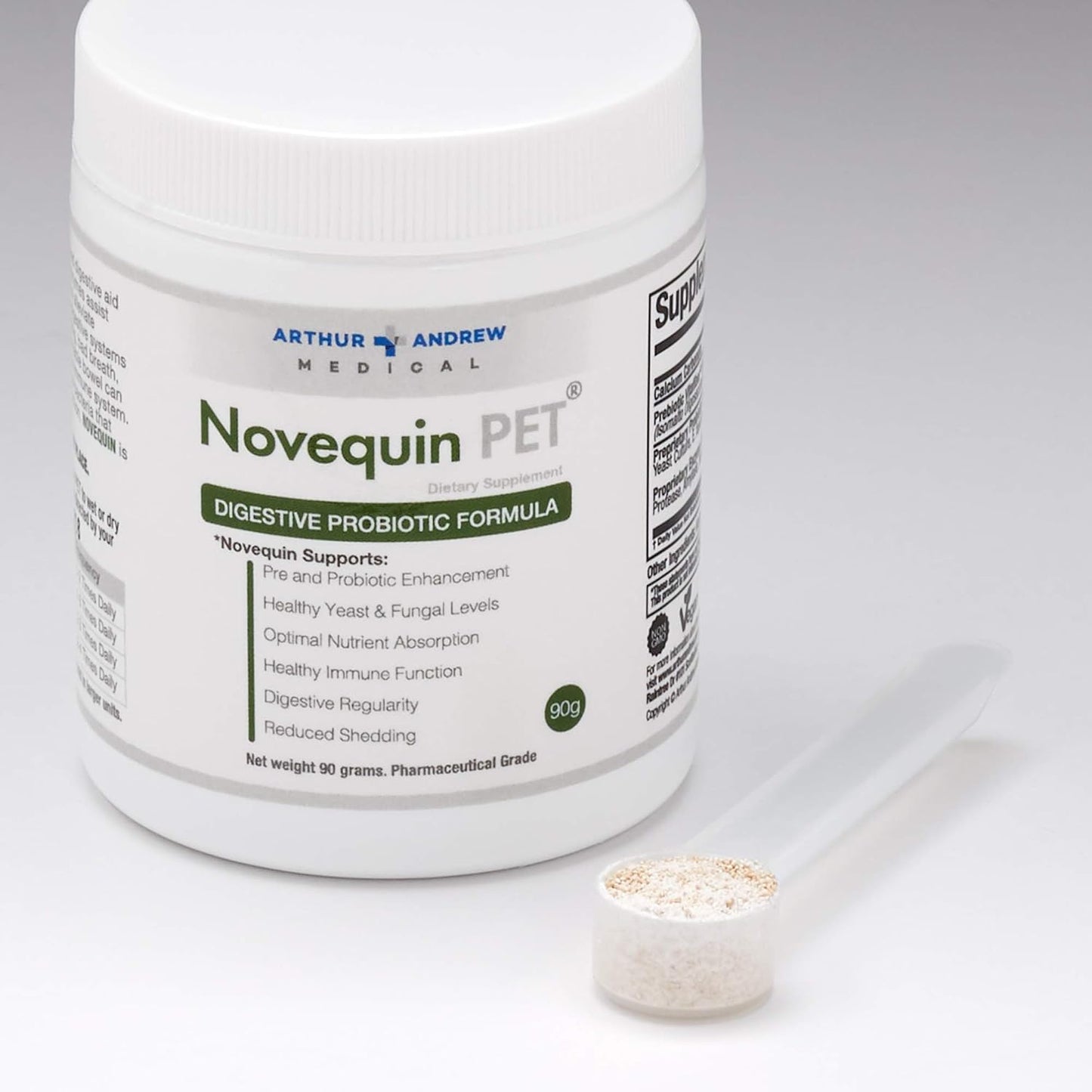 Arthur Andrew Medical Novequin PET - Digestive Probiotic for Pets (90g) - görsel 3