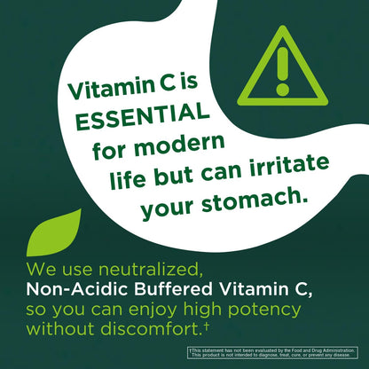 Buffered Vitamin C 1500mg – Non-Acidic Calcium Ascorbate Capsules for Immune Health – 150 Veggie Capsules by Innervis Nutrition