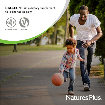 NaturesPlus Adult's Chewable Multivitamin & Mineral Supplement, Pineapple Flavour - 180 Count (Pack of 2)