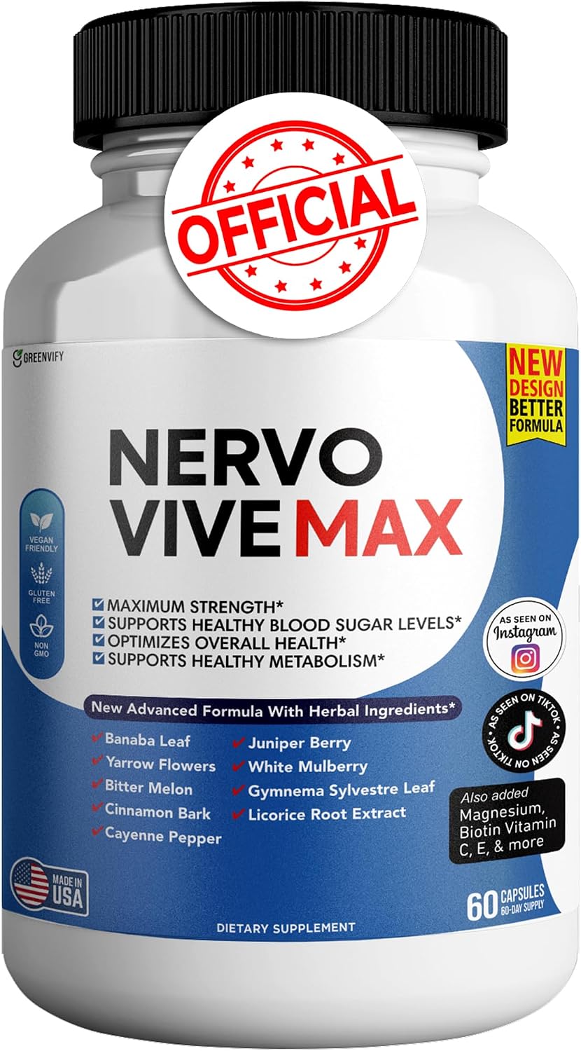 GREENVIFY Nervovive Max Brain Support Supplement | Memory & Concentration | 180 Capsules - görsel 6