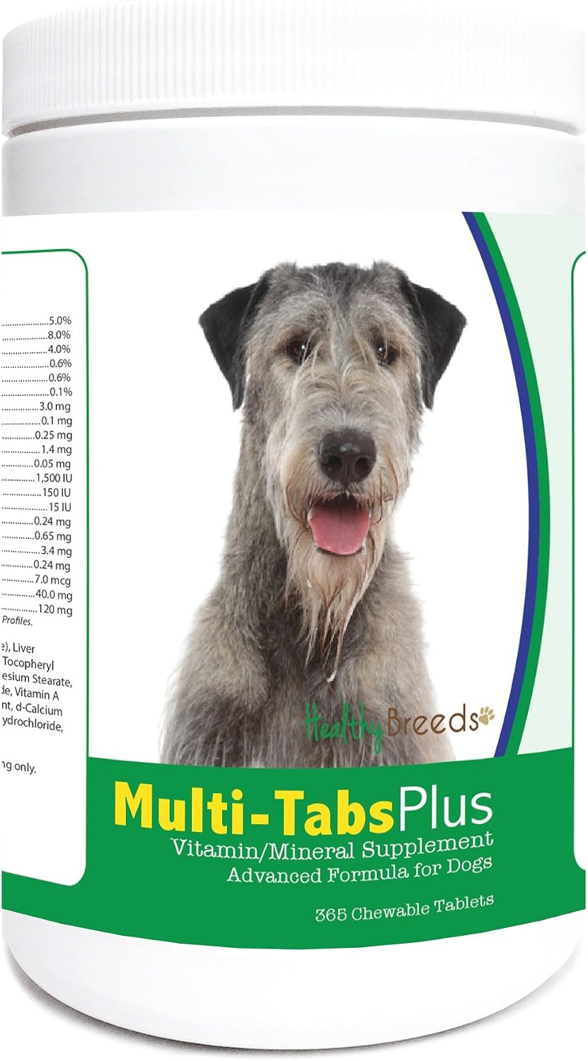 Healthy Breeds Irish Wolfhound Multi-Tabs Plus Chewable Tablets 365 Count - görsel 1