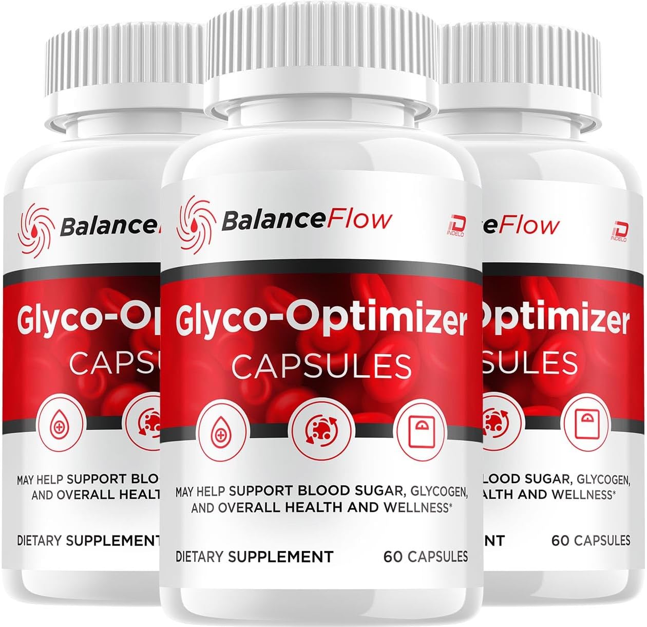 Balance Flow Capsules - All-Natural Supplement for Healthy Levels, 180 Capsules (3 Pack) - görsel 1