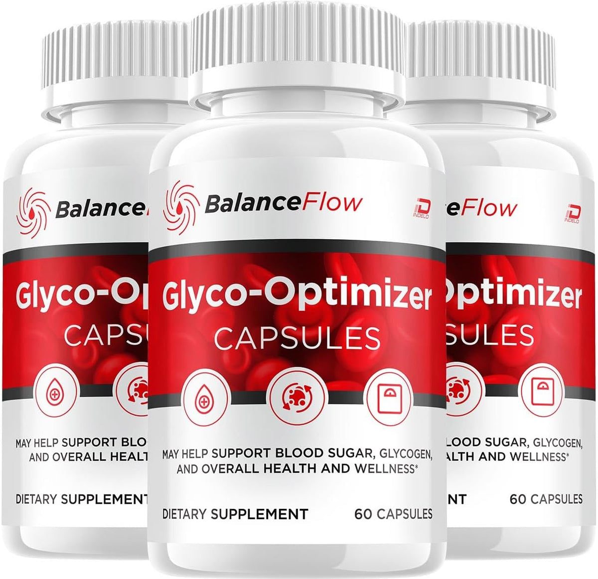 Balance Flow Capsules - All-Natural Supplement for Healthy Levels, 180 Capsules (3 Pack) - görsel 1