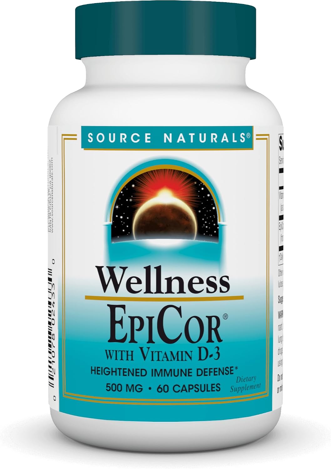 Source Naturals Wellness EpiCor with Vitamin D-3 – 30 Capsules - görsel 5