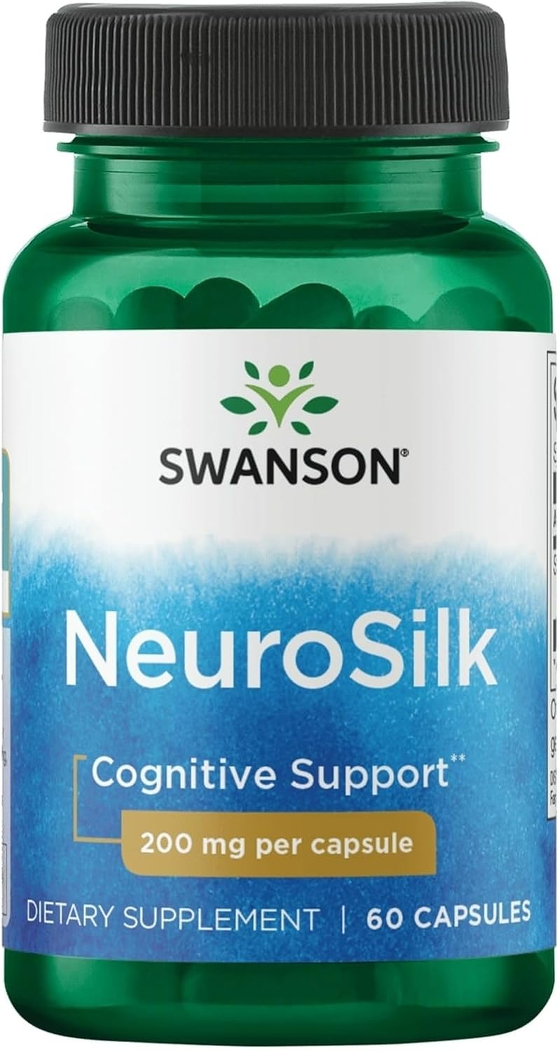 Swanson Neurosilk 200 mg, 60 Capsules - görsel 1