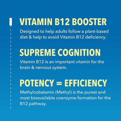 HAVASU NUTRITION USDA Organic Vitamin B12 Liquid Drops - Methylcobalamin, Strawberry, 30 ml (30 Servings)