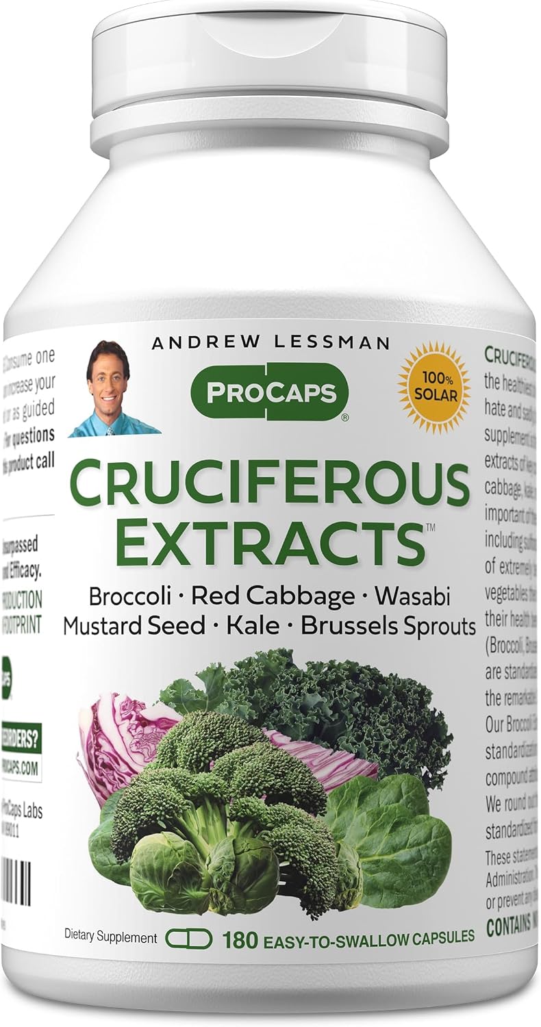 ANDREW LESSMAN Cruciferous Extracts 180 Capsules - görsel 1