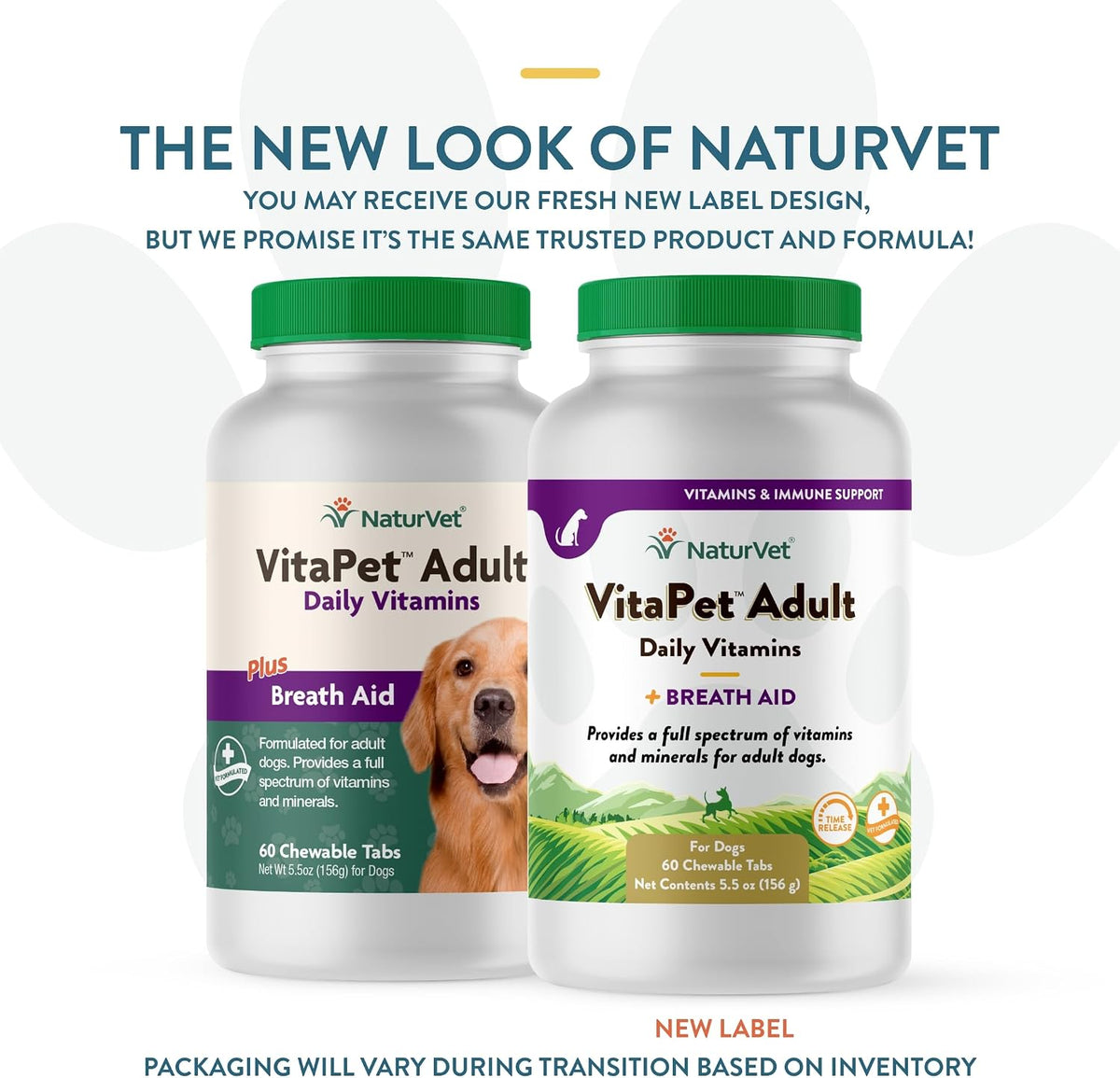 NaturVet VitaPet Adult Daily Vitamins for Dogs with Breath Aid, 60 Tablets - görsel 2
