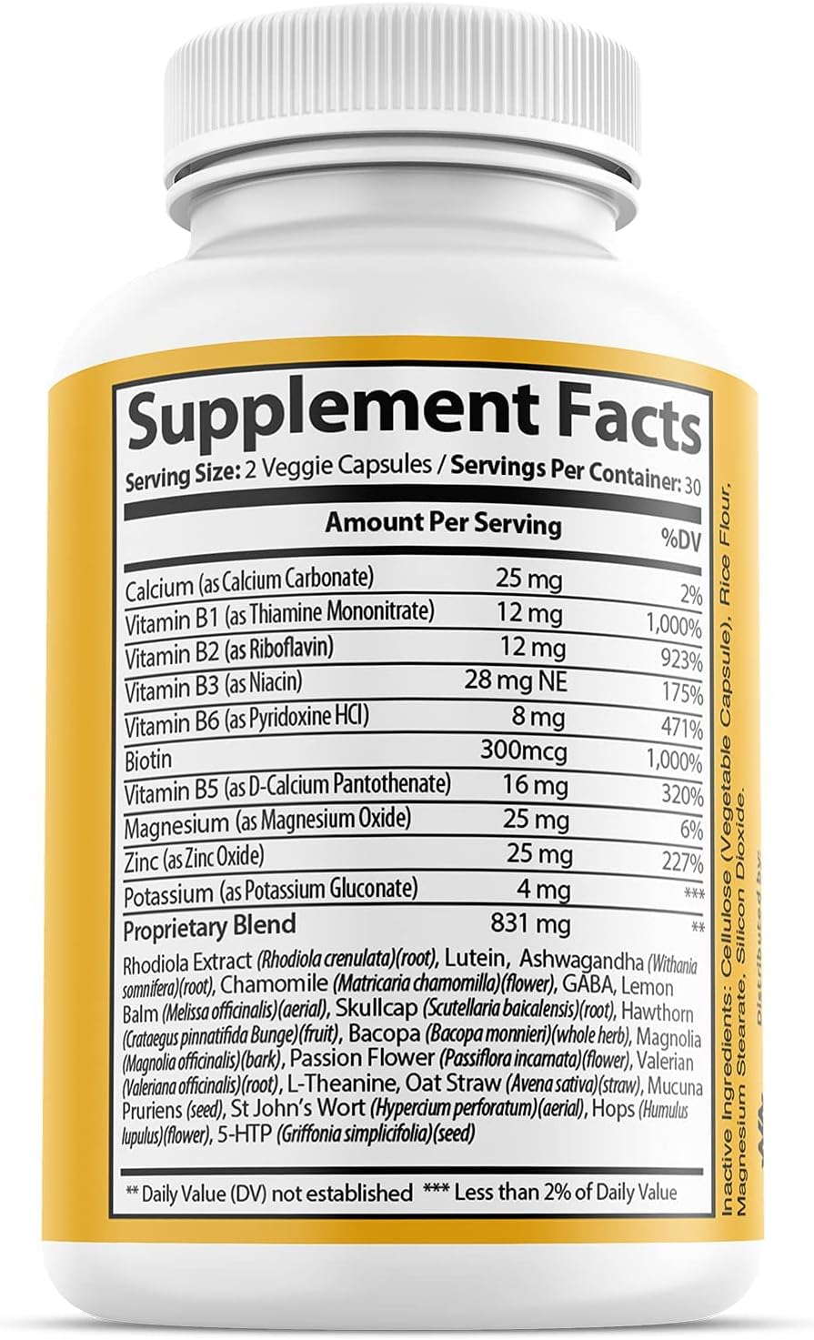 Warped Wellness Serene Goddess – Women's Mood and Relaxation Supplement - görsel 7