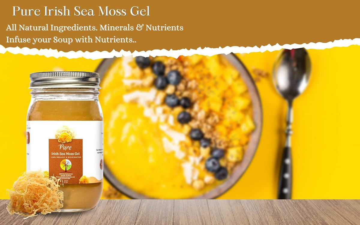 Organic Golden Sea Moss Gel – Daily Multivitamin – 454g - görsel 4