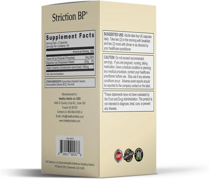 StrictionBP – 120 Vegetarian Capsules (Box)