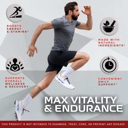 Maximum Male Gummies – Natural Premium Men's Multivitamin, 120 Gummies (2-Pack)